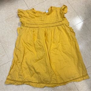 Womens Old Navy Gold Yellow Ruffled Top